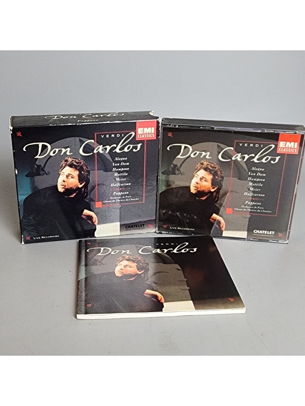 Verdi Don Carlos 3 CD Box Set EMI Classics Antonio Pappano Roberto Alagna Jose